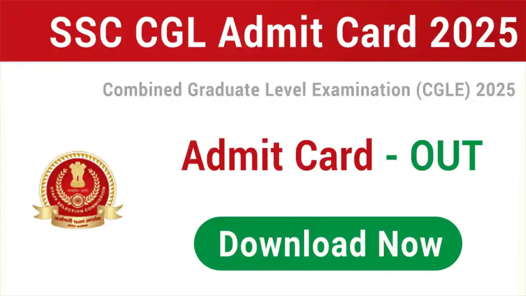 SSC CGL Admit Card 2025