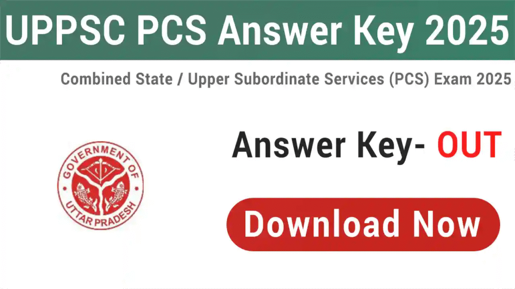 UPPSC PCS, ACF / RFO Answer Key 2025